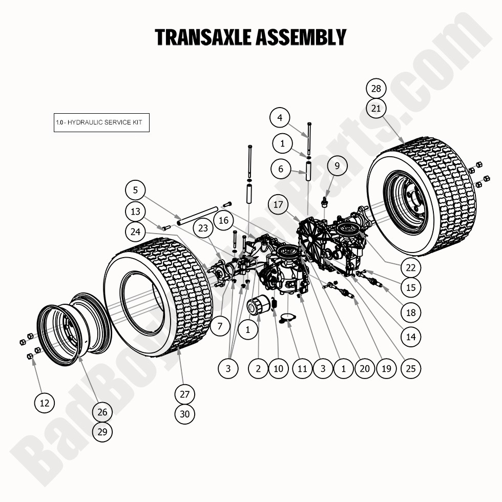 2020 ZT Elite - Transaxle Assembly